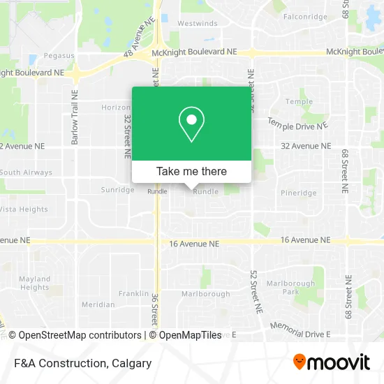 F&A Construction map