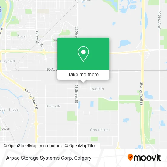 Arpac Storage Systems Corp map