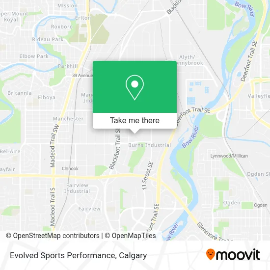Evolved Sports Performance map