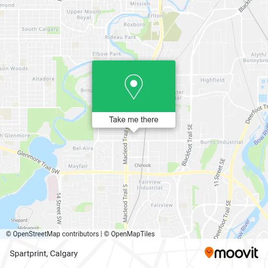 Spartprint map