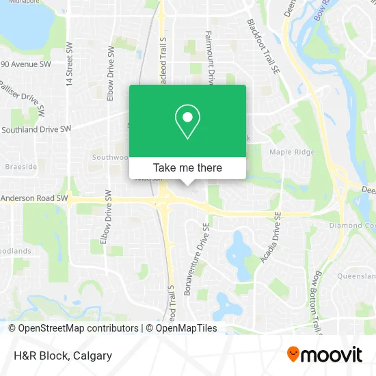 H&R Block map