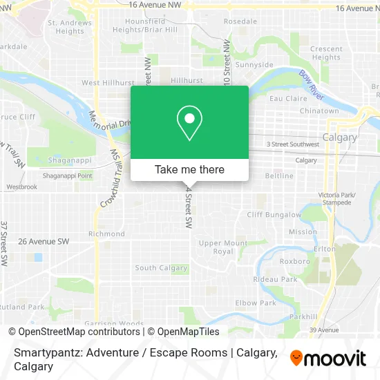 Smartypantz: Adventure / Escape Rooms | Calgary map