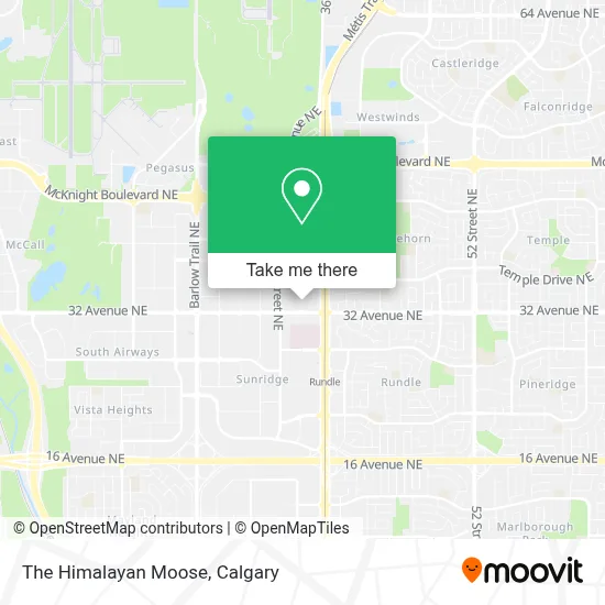 The Himalayan Moose map