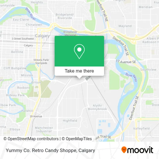 Yummy Co. Retro Candy Shoppe map