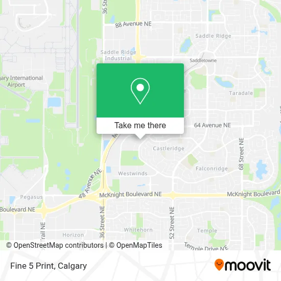 Fine 5 Print map