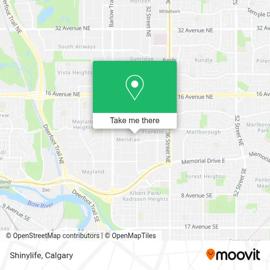 Shinylife map