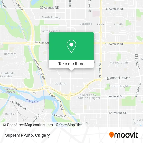 Supreme Auto map