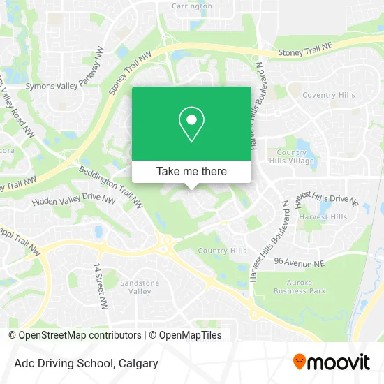 Adc Driving School map