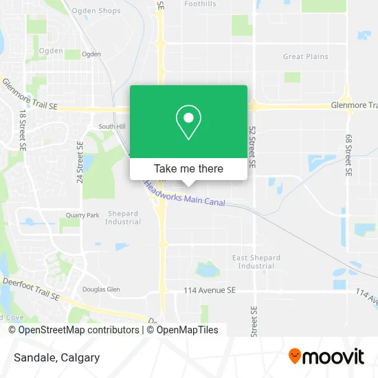 Sandale map