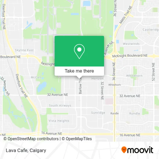 Lava Cafe map