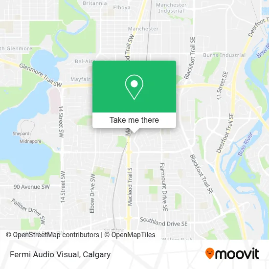 Fermi Audio Visual map