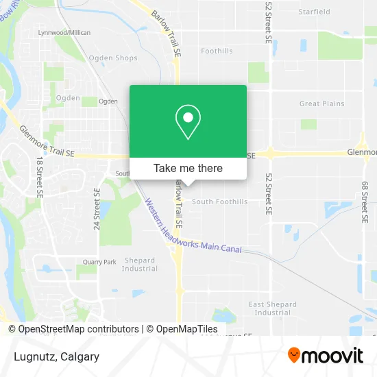 Lugnutz map