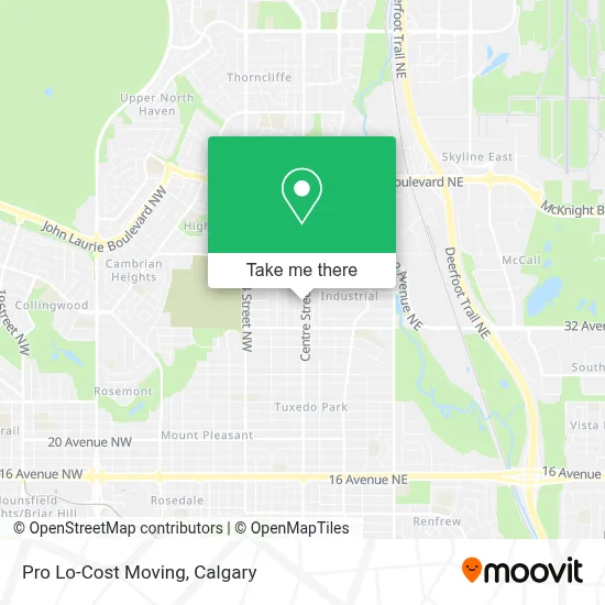 Pro Lo-Cost Moving map