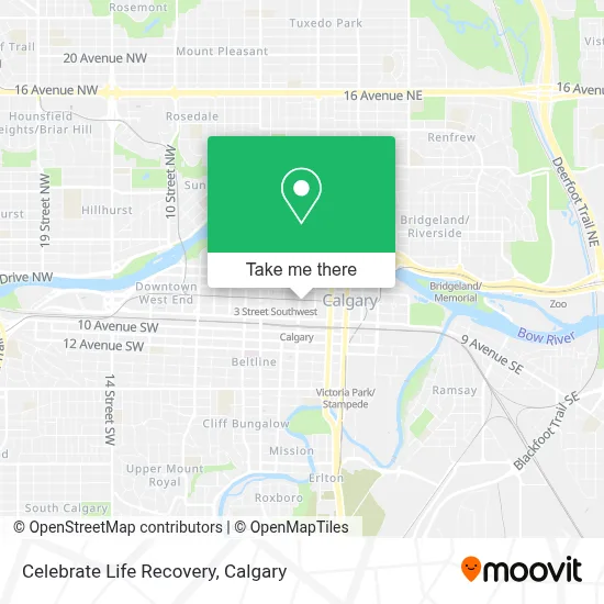 Celebrate Life Recovery map