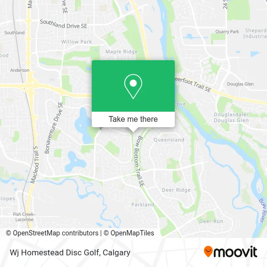 Wj Homestead Disc Golf map