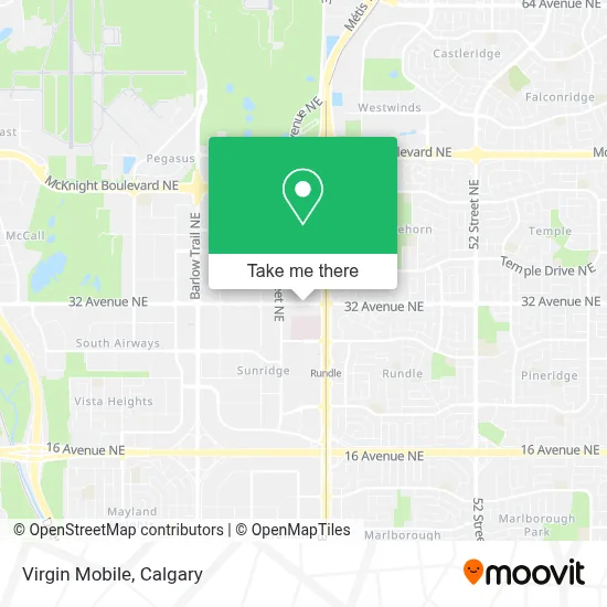 Virgin Mobile map