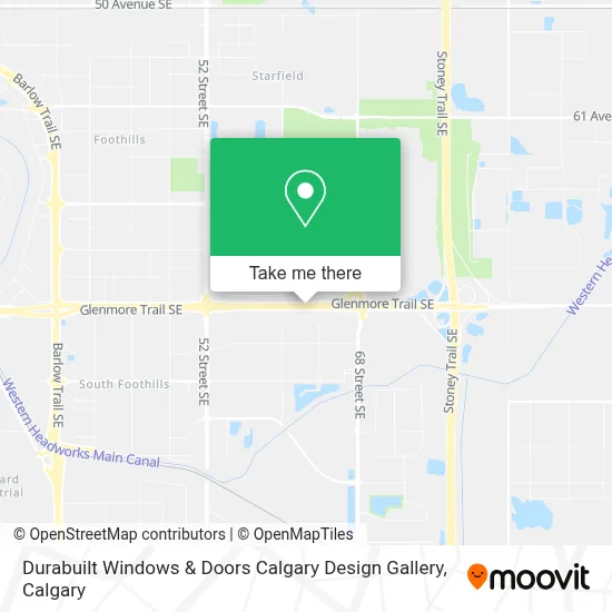 Durabuilt Windows & Doors Calgary Design Gallery map