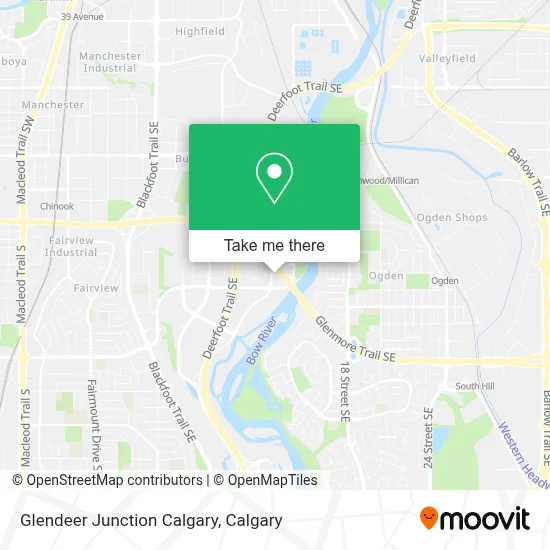 Glendeer Junction Calgary map