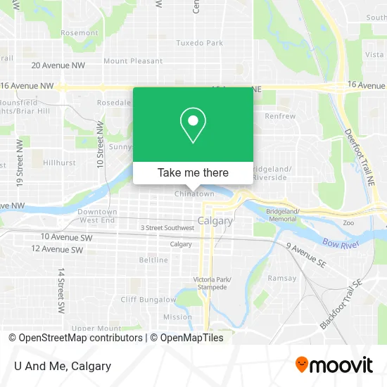 U And Me map