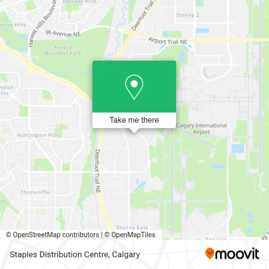 Staples Distribution Centre map