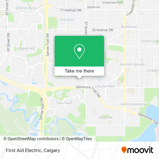 First Aid Electric map