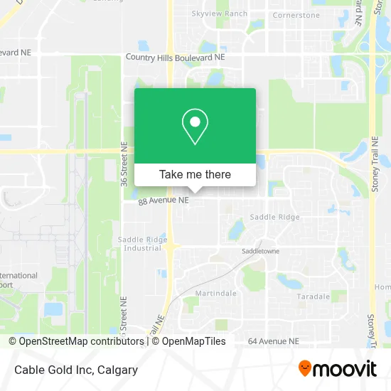 Cable Gold Inc map