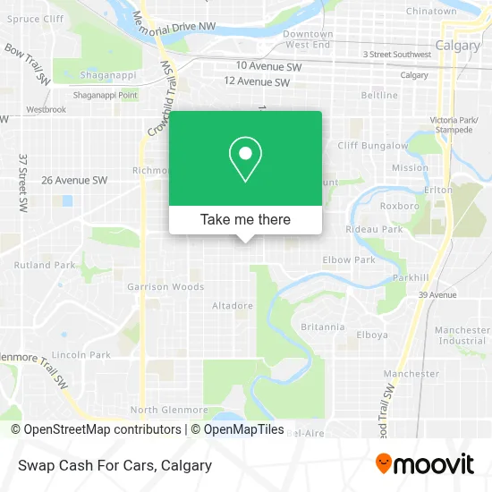 Swap Cash For Cars map