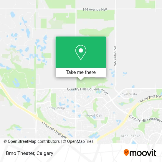 Bmo Theater map