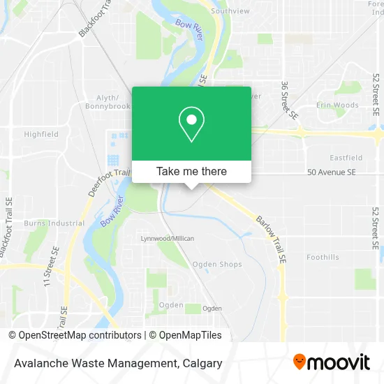 Avalanche Waste Management map