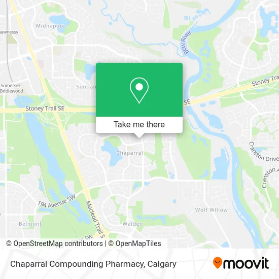 Chaparral Compounding Pharmacy map