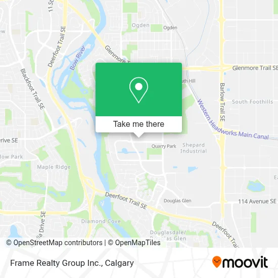 Frame Realty Group Inc. map