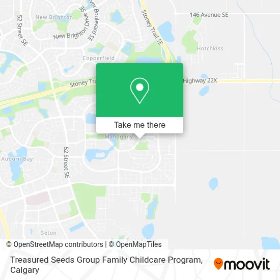 Treasured Seeds Group Family Childcare Program map