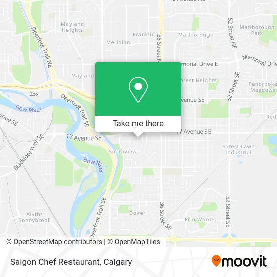 Saigon Chef Restaurant map