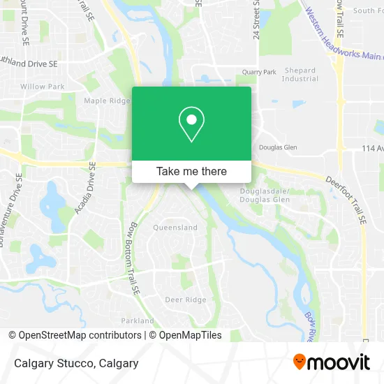 Calgary Stucco map