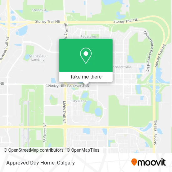 Approved Day Home map