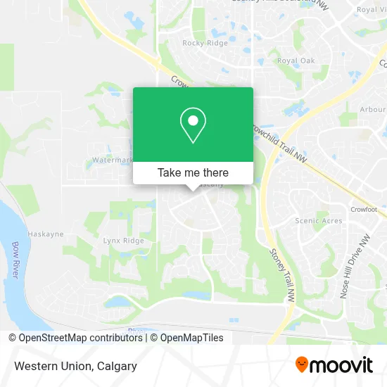 Western Union map
