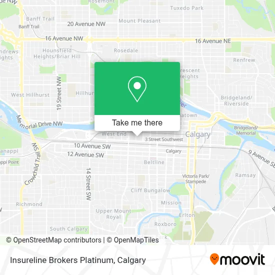 Insureline Brokers Platinum map