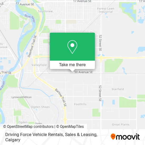 Driving Force Vehicle Rentals, Sales & Leasing map