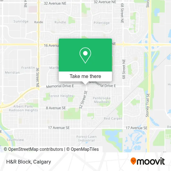 H&R Block map