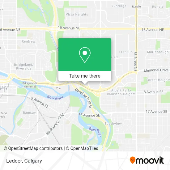 Ledcor map