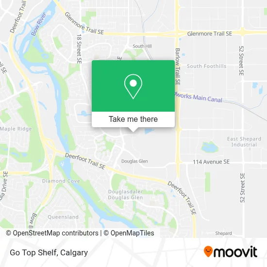 Go Top Shelf map