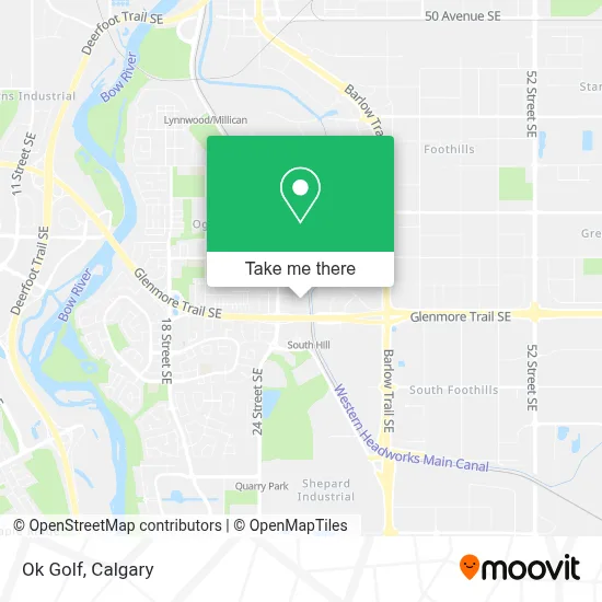 Ok Golf map