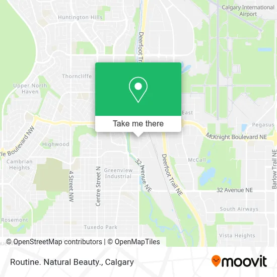 Routine. Natural Beauty. map