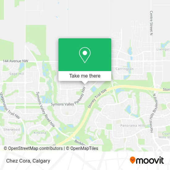 Chez Cora map