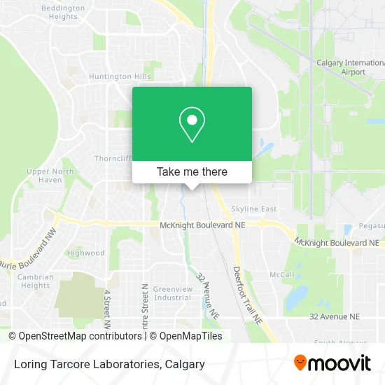 Loring Tarcore Laboratories map
