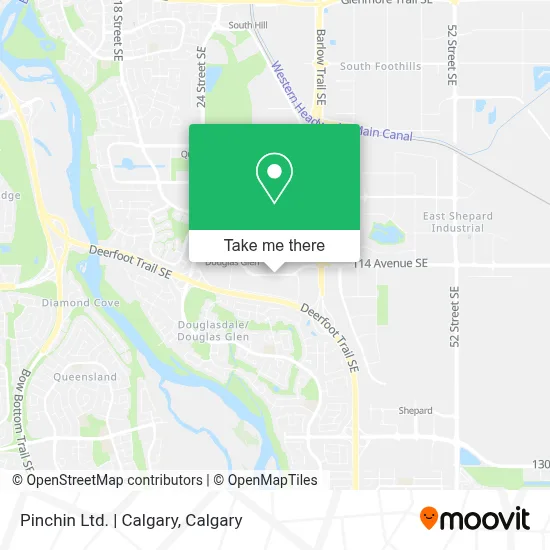 Pinchin Ltd. | Calgary map