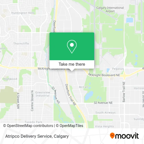Atripco Delivery Service map