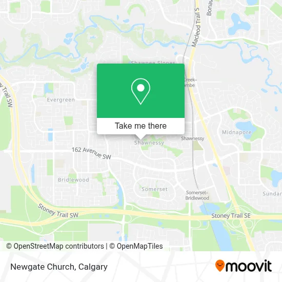Newgate Church map