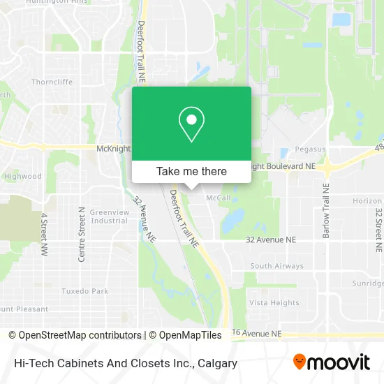 Hi-Tech Cabinets And Closets Inc. map