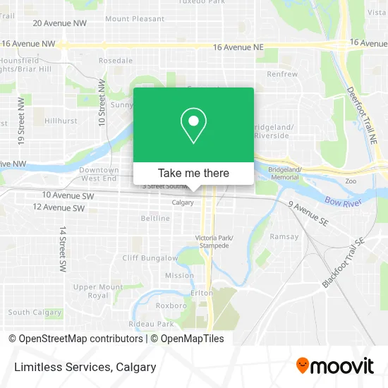 Limitless Services map
